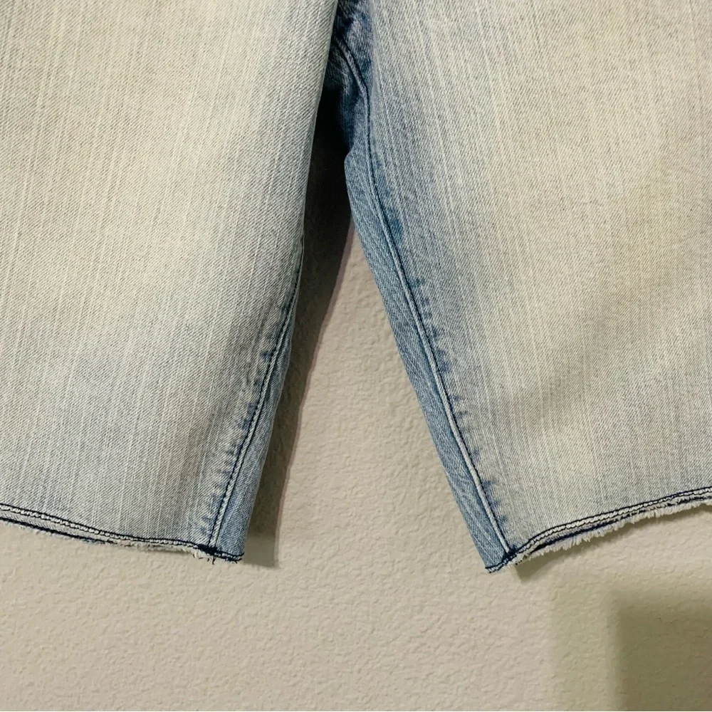 Gapkids Big Boy Light‎ Blue Long Denim Shorts Size 16 Five Pockets